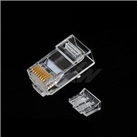 RJ45 Connector for Cat6 UTP Cable with Insert (4+4)