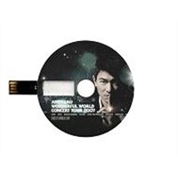 Round CD Card USB Flash Drive for Promotional Gift