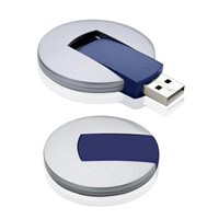Round Swivel USB Flash Memory Stick for Gifts