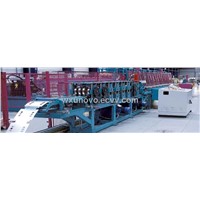 Slotted angle rack roll forming machine