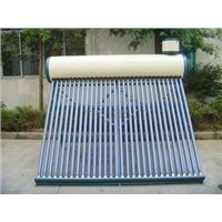 Solar non-pressurized water heater system