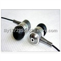 Stereo metallic earphone with bass sound