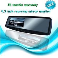 Super 4.3 inch car rearview mirror monitor