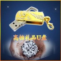 Topsale Chip Jewelry Diamond USB Flash Drive for Free Logo