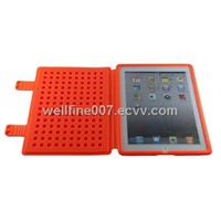 Top Sale Lego Block Design lPad Case  With Silicone Cover Manufacturer