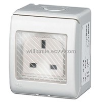 Weatherproof socket