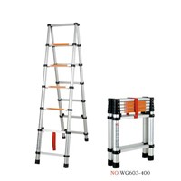 aluminum telescopic A ladder 2m+2m