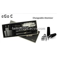 eGo-C e cig with changeable atomizer system