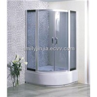 simple shower enclosure with high ABS tray MJY-JY-13
