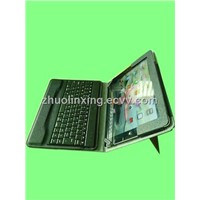 smart cover with bluetooth keyboard leather case for ipad2 ipad3