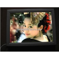 crystal LED light box with acrylic frame