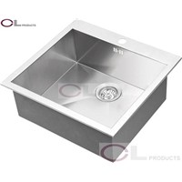AT54S Above Counter Single Bowl Kitchen Sink