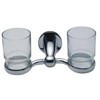 Double Tumbler Holder, Double Toothbrush Holder, Bathroom Accessory