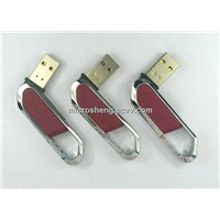 512mb Leather USB Flash Drive