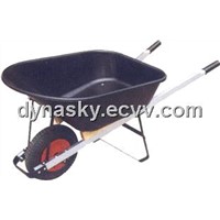 Heavy Duty Large Capacity Poly Bucket Wheelbarrow-WB7801 for garden, lawn and construction etc.