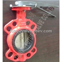 Multi Drilling Wafer Type Butterfly Valve DI Body
