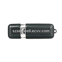 Rectangle Leather USB Pen Drive-L8