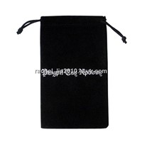 Velvet Gift Pouch (KM-VEB0005), velvet bag/pouch, gift packing bag, drawstring bag, embroidery bag