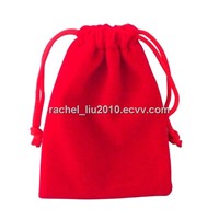 Velvet pouch, velour bag, gift bag, gift packing bag, promotion bag, Drawstring Pouch/bag