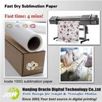 100g Fast Dry Dye Sublimation transfer paper