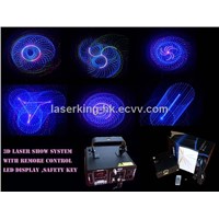 3D MINI RGB laser show with LED display