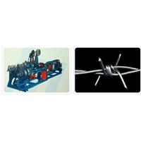 CS-C normal and reverese twist barbed wire machine made in china (best price)
