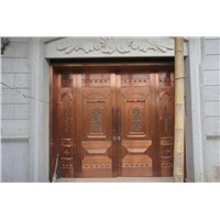 Copper door,Various Designs are Available, Suitable for Villas, Homes and Hotels
