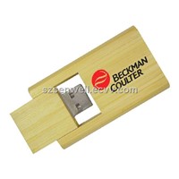 Flip Wood USB Pen Flash Memory Drive-W22