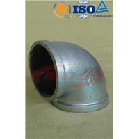 GI malleable iron pipe fittings reducing elbow