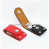 Hot Gift Leather Flash Memory-L12