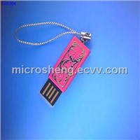 Jeweled Pendent USB Flash Drive