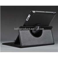 Leather case 360 degree for ipad 2/3/4
