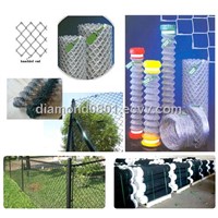 PVC chain link wire mesh fence ISO certificate