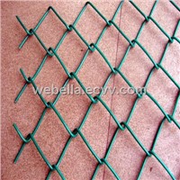 PVC coated chain link fence/chain link wire mesh/chain link fencing