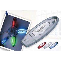 Plastic USB Flash Driver with LED Light-P012
