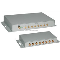 RS232,TCPIP Interfaces UHF RFID Antenna Multiplexer With 8 RF output Ports