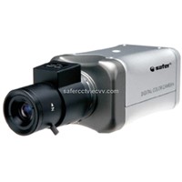 Sony 1/4'' CCD CCTV Box Camera AGC, AWB, BLC, EE/AI, DC/VIDEO IRIS LENS Set by DIP Switches.