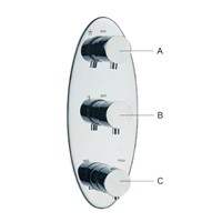 Thermostic shower valve