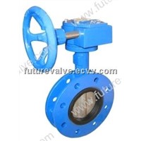 U-section Wafer Type Flanged Butterfly Valve