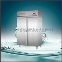 Upright stainless steel kitchen cabinet,two doors commercial freezer