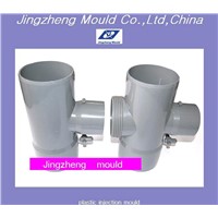 pvc tee with door pipe fitting mould