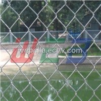 stainless steel chain link wire mesh/chain link fencing for mesh fence