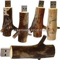 Unique Branch Design Wood USB Pen Memory-W13