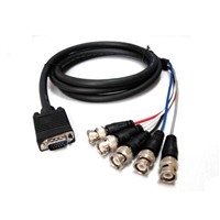 vga to 5 bnc cable,HD15 to 5 BNC cable