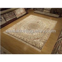 Wholesales High Value Fine Quality Handmade Carpet Hand Knotted Silk Wool Chinese Carpet