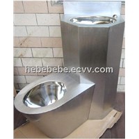 stainless steel combi WC unite, combination WC, prison toilet JS-A130