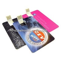 Swivel Small Plug Credit Card USB Flash Drive-C5