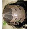 Online factory shop real human hair toupee tape