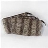 Snake leather bag leather cosmetic bag Snake fur bag Artificial snake leather bag