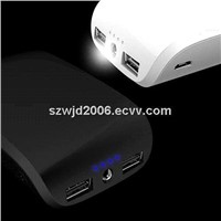 6600mAh High-capacity Power Bank with Dual USB, for Mobile Phones